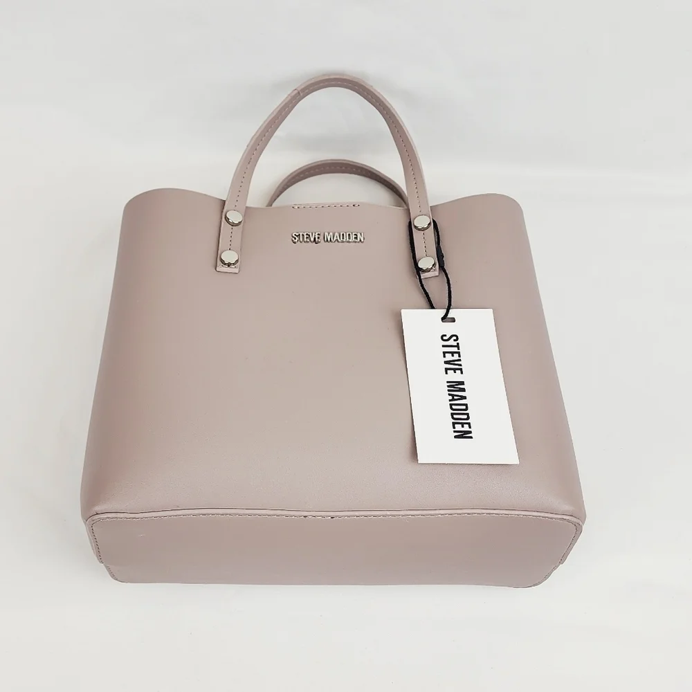 Steve Madden BValley Taupe Satchel Bag
